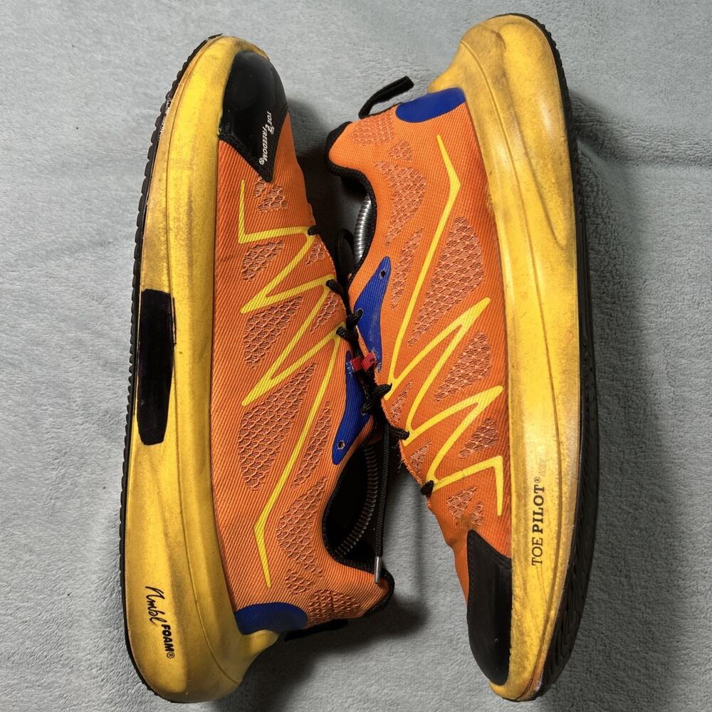 Joe Nimble Toe Freedom Running Shoes Womens 10.5 Hiking Trail Striped Retro